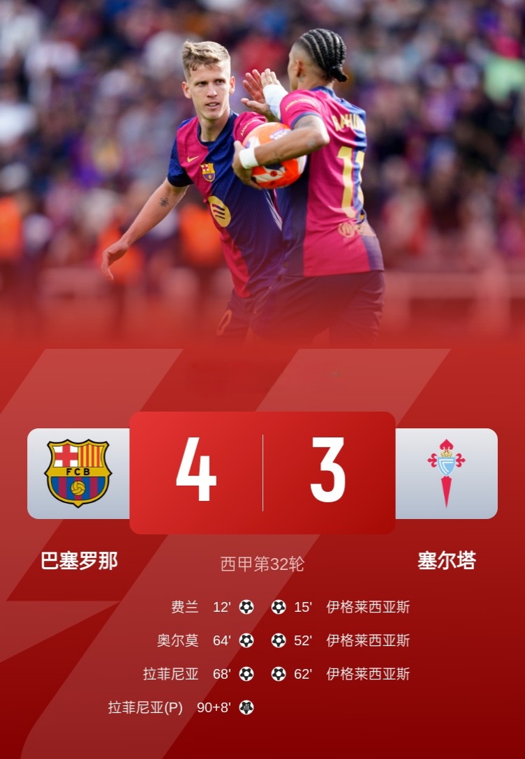 西亚卡姆关键节点大胜,巴塞罗那带队取胜! 西亚卡姆关键节点大胜,巴塞罗那带队取胜!